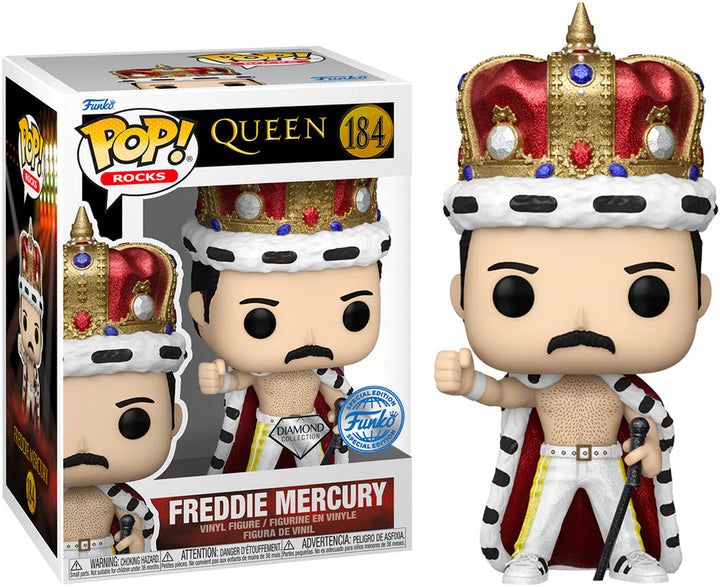 Funko Pop! Queen - Freddie Mercury as King (Diamond Special Edition) (184)