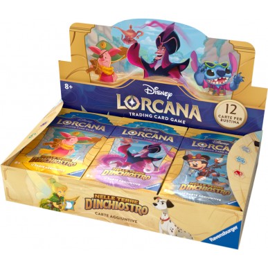 Disney Lorcana Nelle Terre D'Inchiostro Boster Pack da 24 Bustine ITA