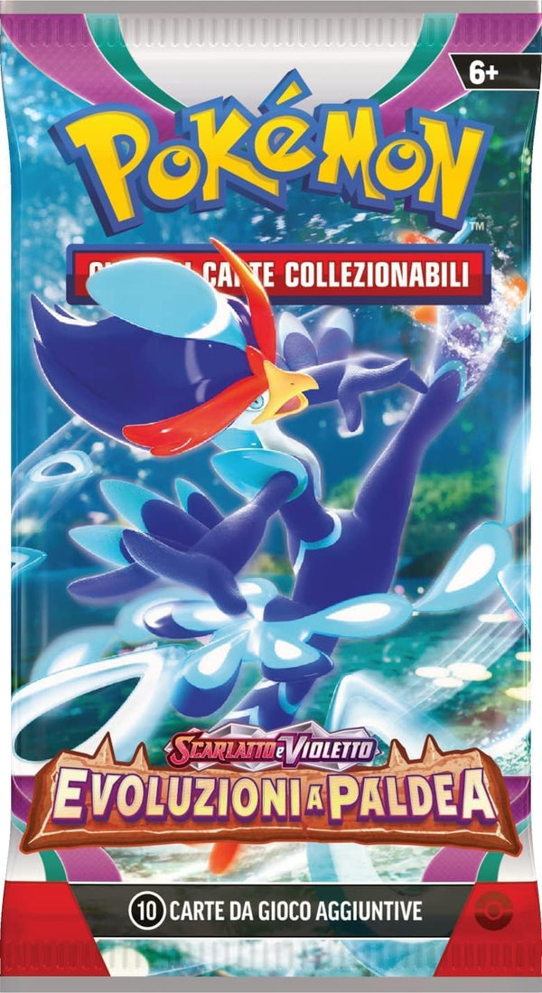 Pokemon Scarlatto e Violetto Evoluzioni a Paldea - Bustina singola 10 carte (ITA)