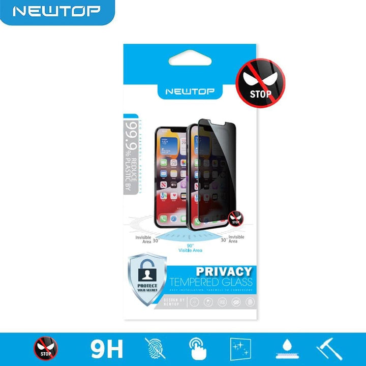 NewTop Pellicola Vetro Privacy per iPhone 15 Pro Max
