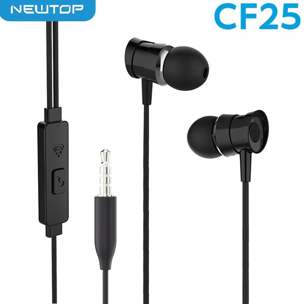 NewTop Auricolari Small Bister CF25 con cavo AUX 3.5mm