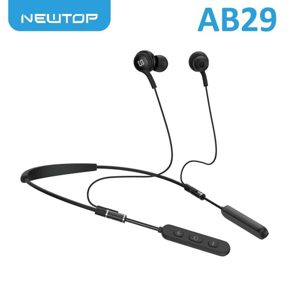 NewTop Auricolari Sport Wireless Bluetooth AB29 Nero