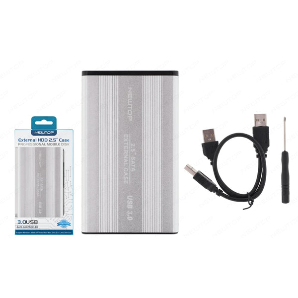 NewTop Case Hard Disk 2.5 USB 3.0 Silver