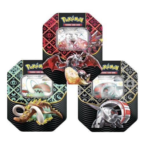 Pokemon Scarlatto e Violetto Destino di Paldea - Trio Special Tin Charizard-ex / Grandizanne-ex / Solcoferreo-ex (ITA)