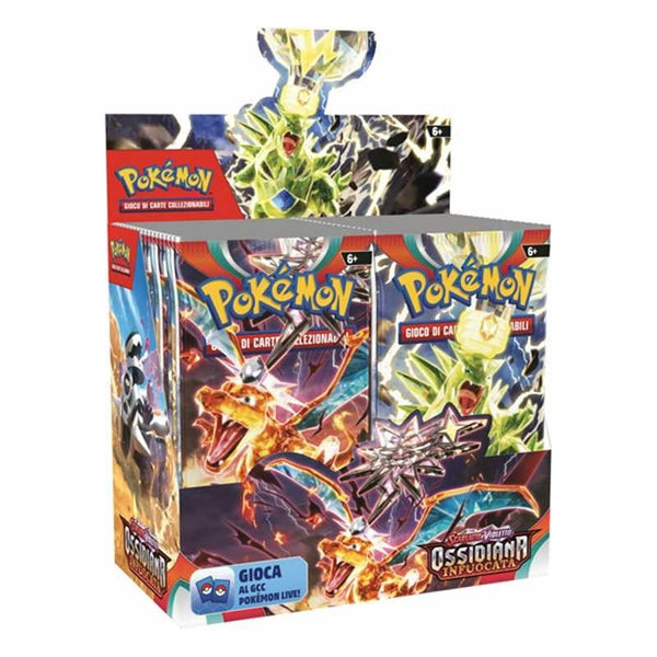 Pokemon Scarlatto e Violetto Ossidiana Infuocata - Box 36 Buste (ITA)