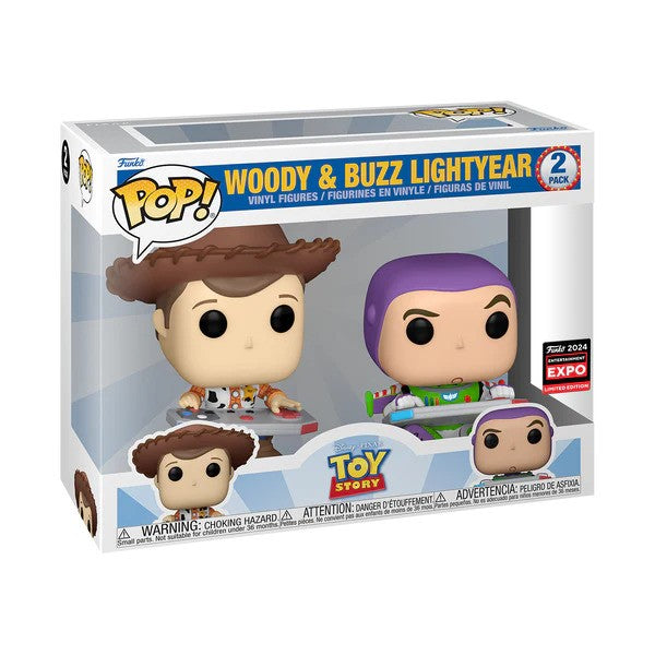 Funko Pop! Toy Story - Woody & Buzz Lightyear (C2E2 Expo 2024) (2-Pack)