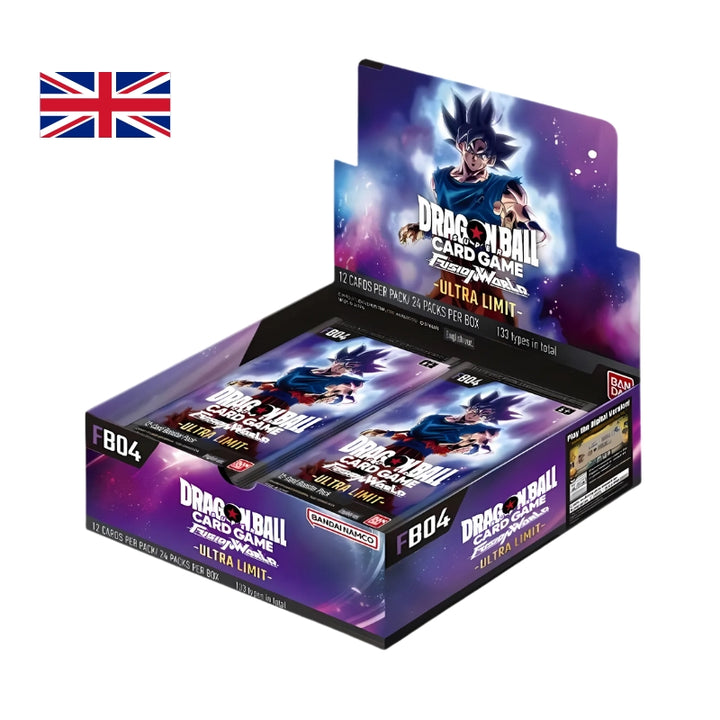 Dragon Ball Super Card Game Fusion World Box 24 Buste FB-04 ENG