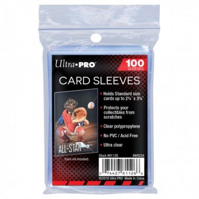 Ultra Pro 100pz Card Sleeves Standard Size