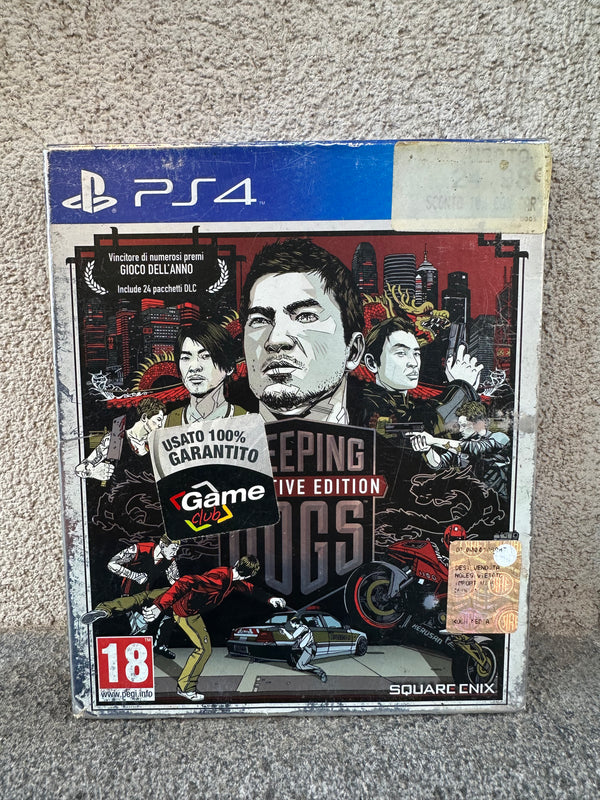 Sleeping Dogs: Definitive Edition Day-One Edition + Artbook PS4 ITA [USATO]