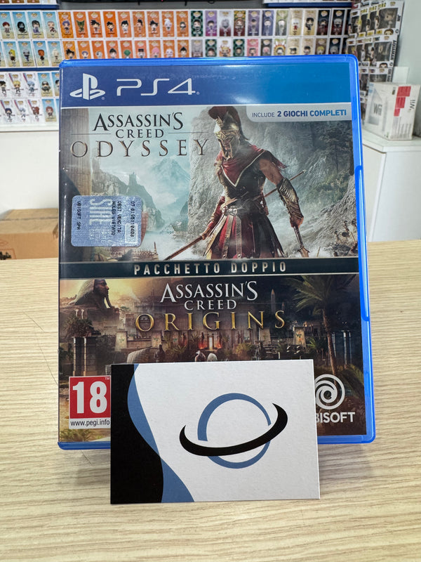 Assassin's Creed Odyssey + Assassin's Creed Origins PS4 ITA [USATO]