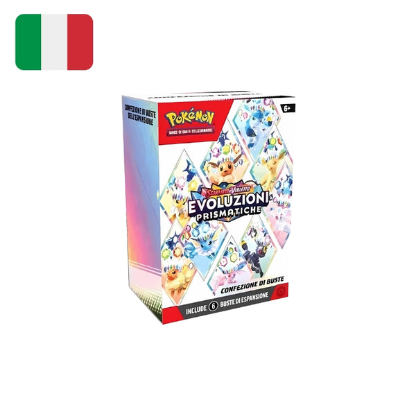 Pokemon Scarlatto e Violetto Evoluzioni Prismatiche - Box 6 bustine 10 carte (ITA)