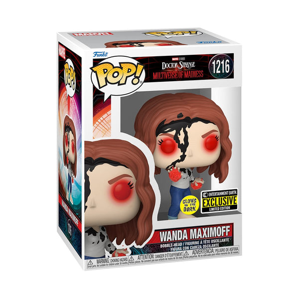 Funko Pop! Marvel Doctor Strange Multiverse of Madness - Wanda Maximoff (Earth 838) (Glows in the Dark Entertainment Earth Exclusive) (1216)