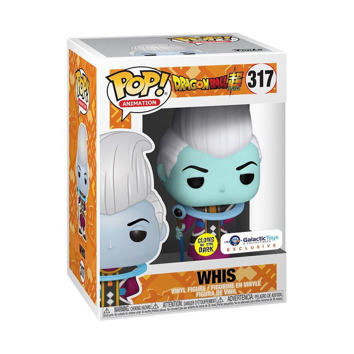 Funko Pop! Dragon Ball Super - Whis (Glows in the Dark Galatic Toys Exclusive) (317)