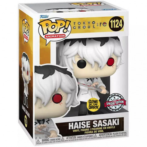 Funko Pop! Tokyo Ghoul - Haise Sasaki (Glows in the Dark Special Edition) (1124)