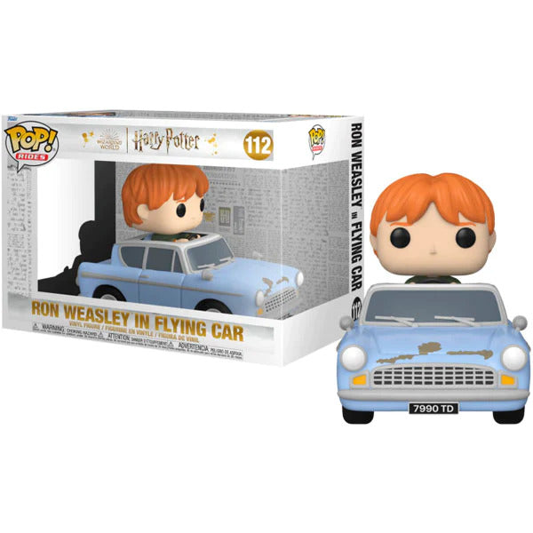 Funko Pop Rides! Harry Potter - Anniversario Camera dei Segreti Ron Weasley in Flying Car (112)