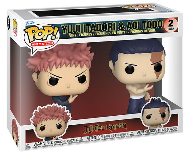 Funko Pop! Jujutsu Kaisen - Yuji Itadori & Aoi Todo 2-Pack