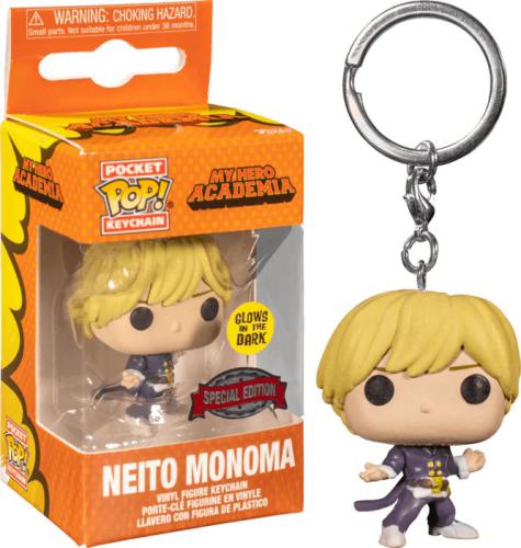 Funko Pop Pocket Keychain! My Hero Academia - Neito Monoma (Glows in the Dark) (Special Edition)