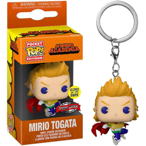 Funko Pop Pocket Keychain! My Hero Academia - Mirio Togata (Glows in the Dark) (Special Edition)