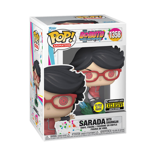 Funko Pop! Boruto - Sarada with Sharingan (Glows in the Dark Entertainment Earth Exclusive) (1358)