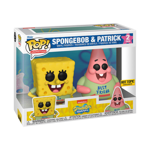 Funko Pop! Spongebob - Spongebob & Patrick (Hot Topic Exclusive) (2-Pack)