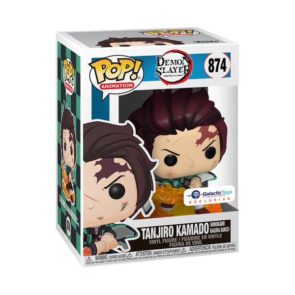 Funko Pop! Demon Slayer - Tanjiro Kamado (Hinokami Kagura Dance) (Galactic Toys Exclusive) (874)