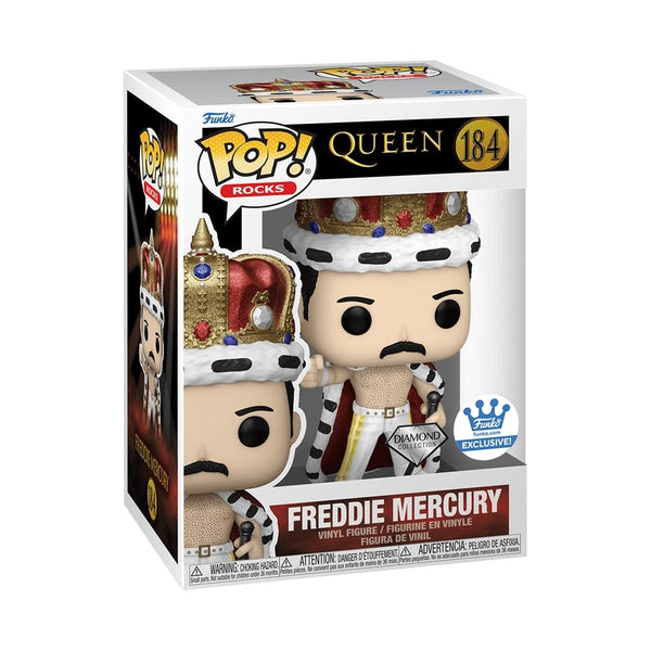 Funko Pop! Queen - Freddie Mercury as King (Diamond Funko Exclusive) (184)