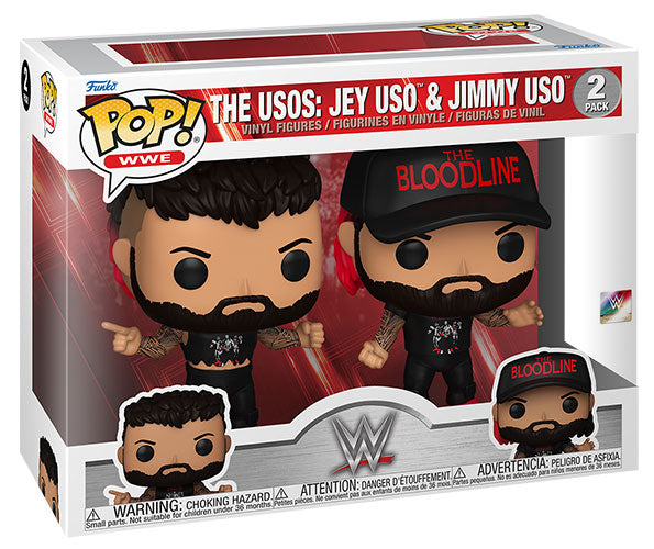 Funko Pop! WWE - The Usos: Jey Uso & Jimmy Uso (2-Pack)