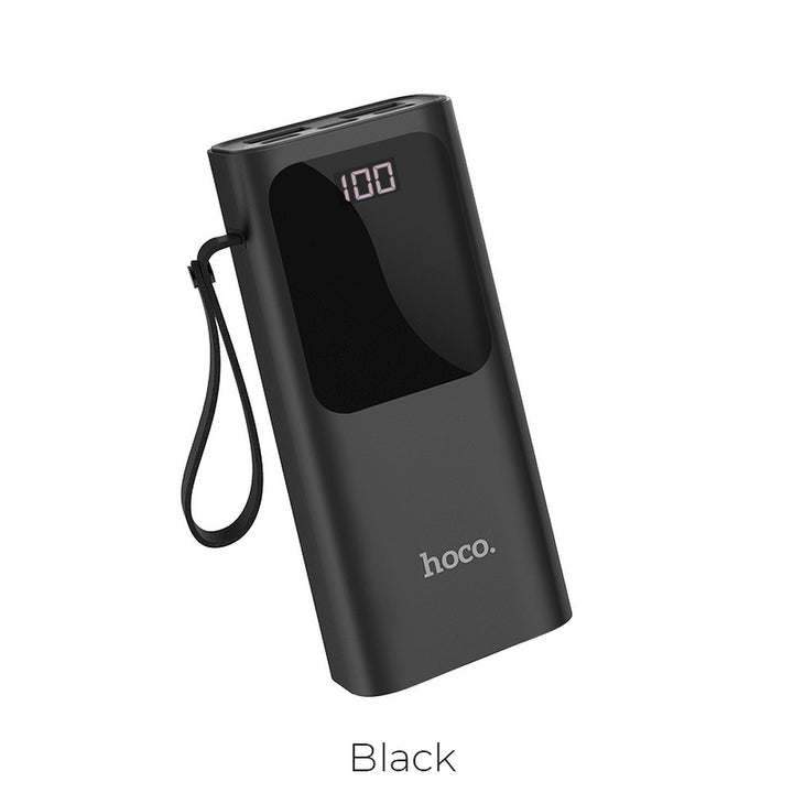 Hoco Power Bank 10000mAh Fast Charge 2x Type C 20W + 1x USB 22.5W Nero