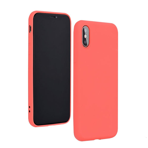 Cover In Silicone E Microfibra Interna Lite Rosa Per Samsung A41 A415