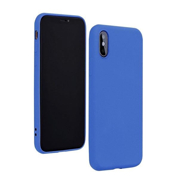 Cover In Silicone E Microfibra Interna Lite Blu Per Samsung A51 A515