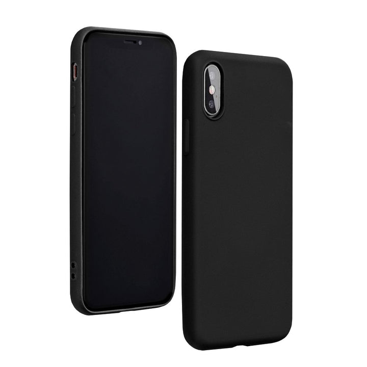 Cover In Silicone E Microfibra Interna Lite Nero Per Samsung A71 A715