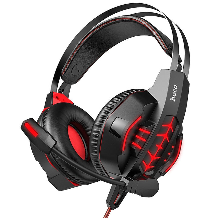 Hoco Cuffie Gaming Cool Tour W102 Rosso