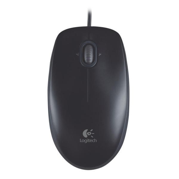 Logitech Mouse Ottico USB Nero B100