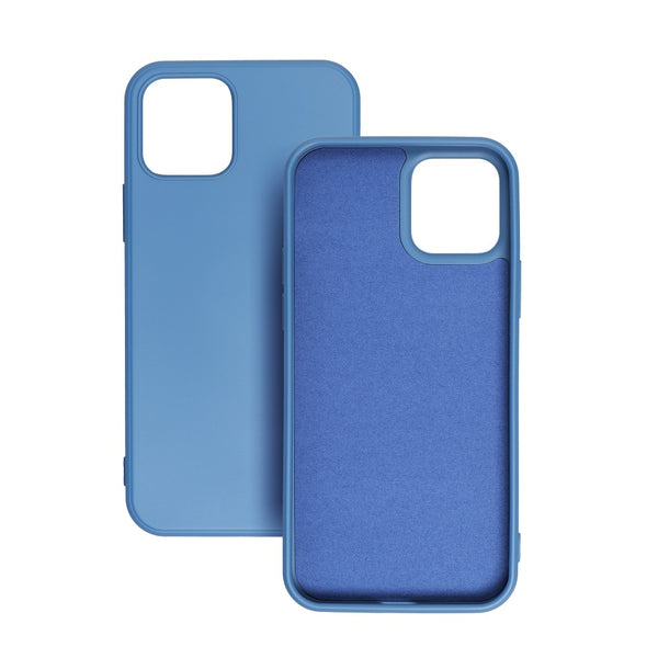 Cover In Silicone E Microfibra Interna Lite Blu Per Samsung S22 Ultra