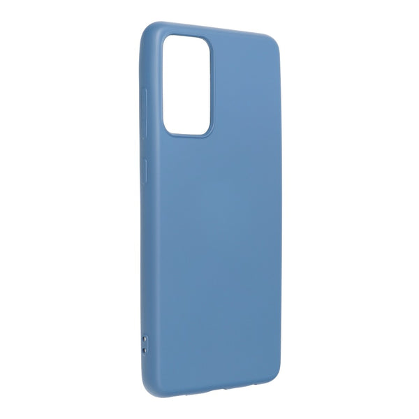 Cover In Silicone E Microfibra Interna Lite Blu Per Samsung A72 A725