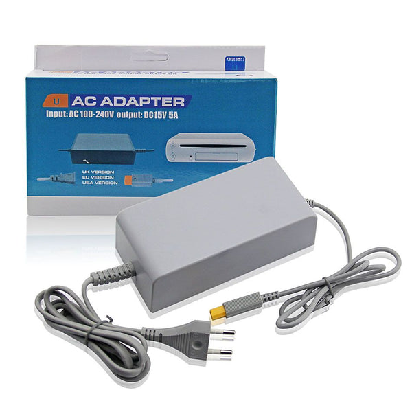 Alimentatore Ac Adaptor 15V 5A Grigio Per Nintendo Wii U