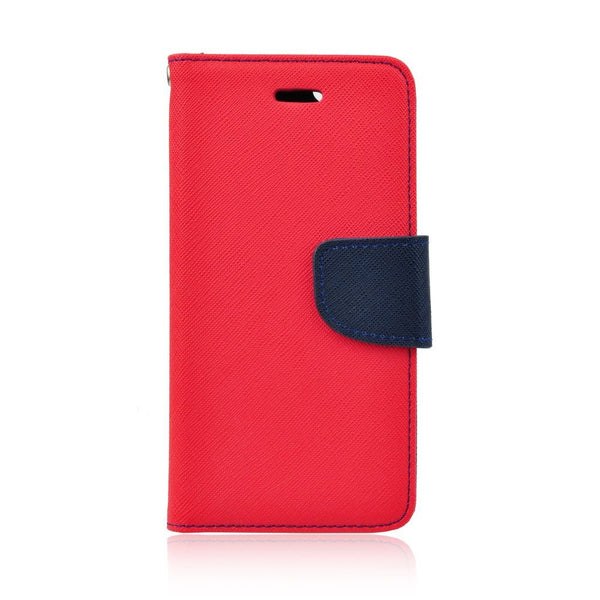 Cover Case Flip Fancy Book Huawei P10 Plus Rosso-Blu