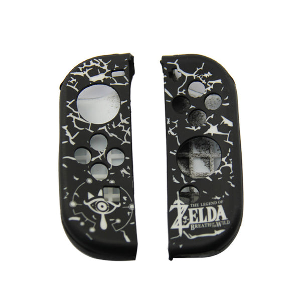 Guscio Custodia Nero+Bianco Zelda Joycon Per Nintendo Switch