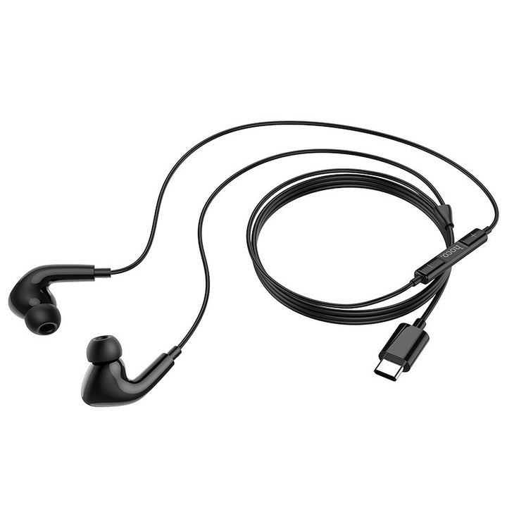 Hoco Cuffie Auricolari con Microfono Type C M1 Pro Nero