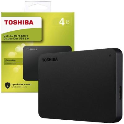 Toshiba Hard Disk Esterno 4TB 2.5" Canvio Basic Nero