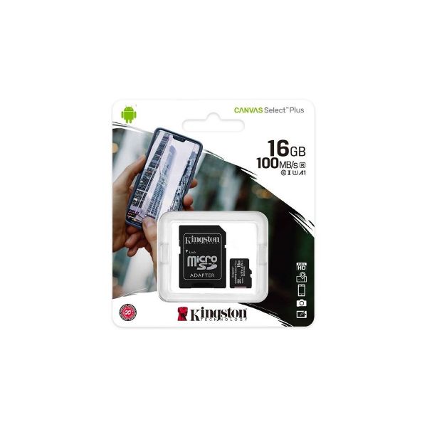 Kingston Memoria Micro SD 16GB CL10 SDCS2/16GB