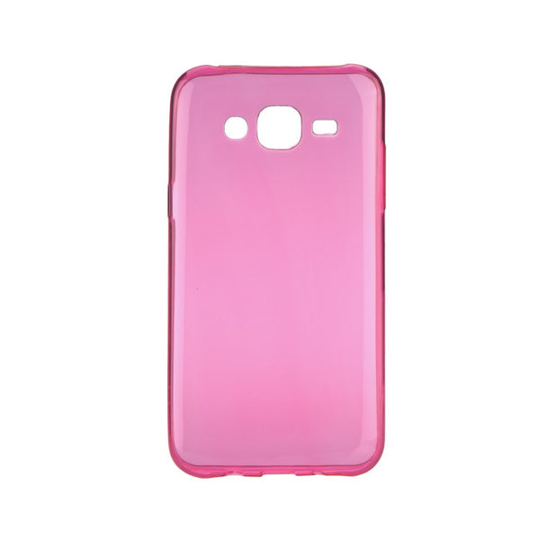 Cover Back Case Ultra Slim 0.3Mm Rosa Trasparente Per Samsung J5 J500 J500F