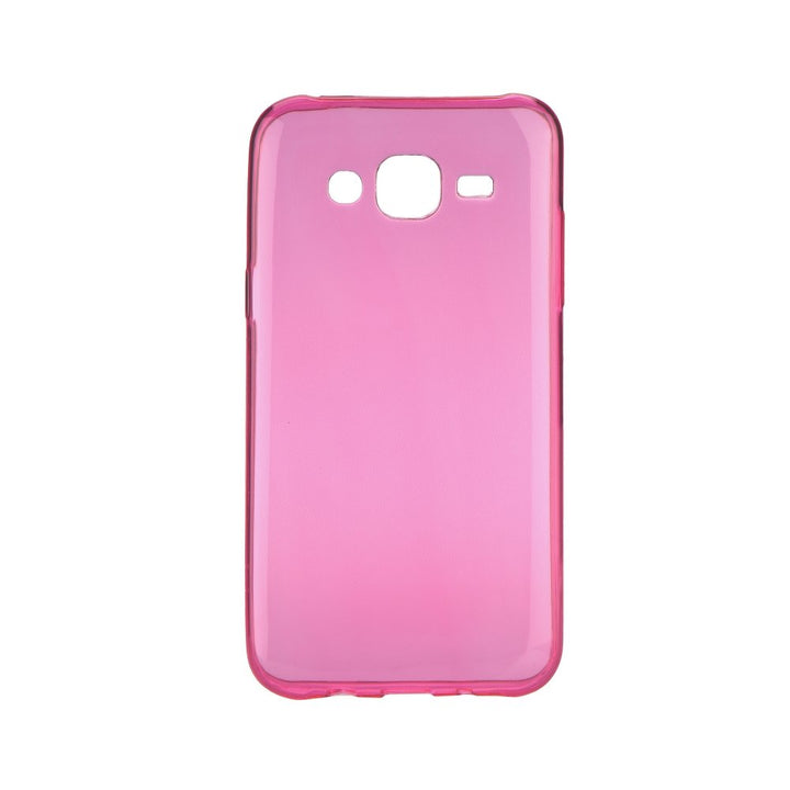 Cover Back Case Ultra Slim 0.3Mm Rosa Trasparente Per Samsung J5 J500 J500F