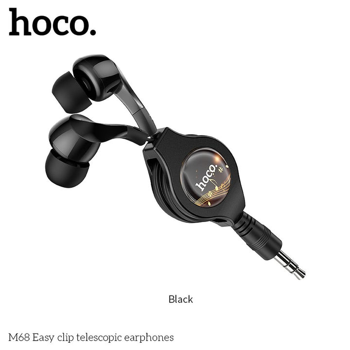 Hoco Cuffie Auricolari Stereo Richiudibili Nero