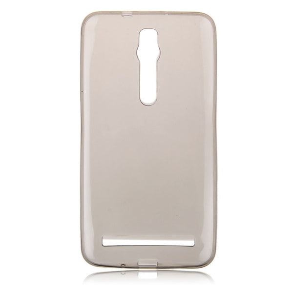 Cover Back Case Ultra Slim 0.3Mm Nera Trasparente Per Asus Zenfone 2 5.5"