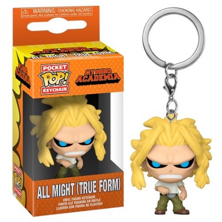 Funko Pop Pocket Keychain! My Hero Academia - All Might (True Form Weakened)