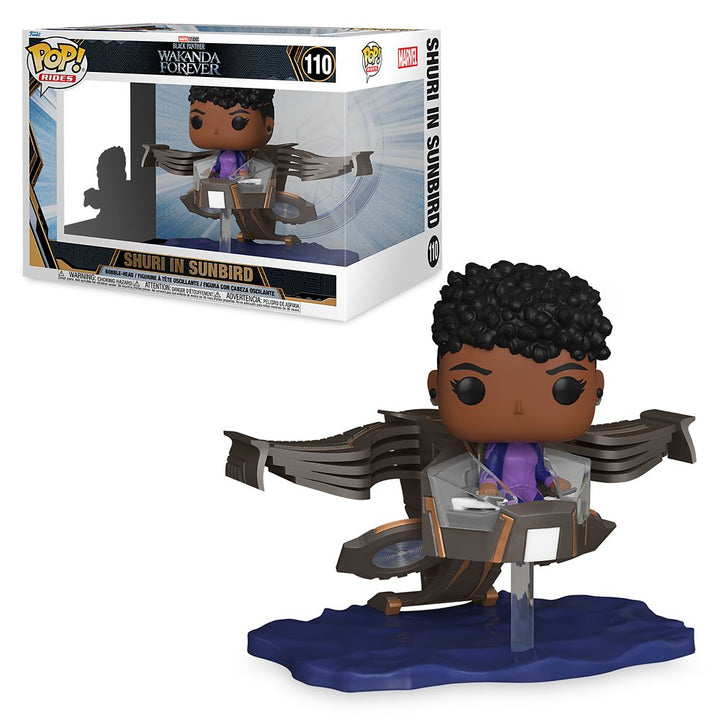 Funko Pop Rides! Marvel Black Panther Wakanda Forever - Shuri in Sunbird (110)