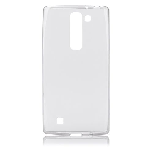 Cover Back Case Ultra Slim 0.3Mm Nero Trasparente Per Lg Magna H500