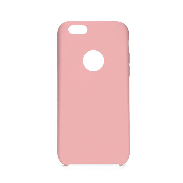 Cover In Silicone E Microfibra Interna Rosa Per iPhone 6 6S