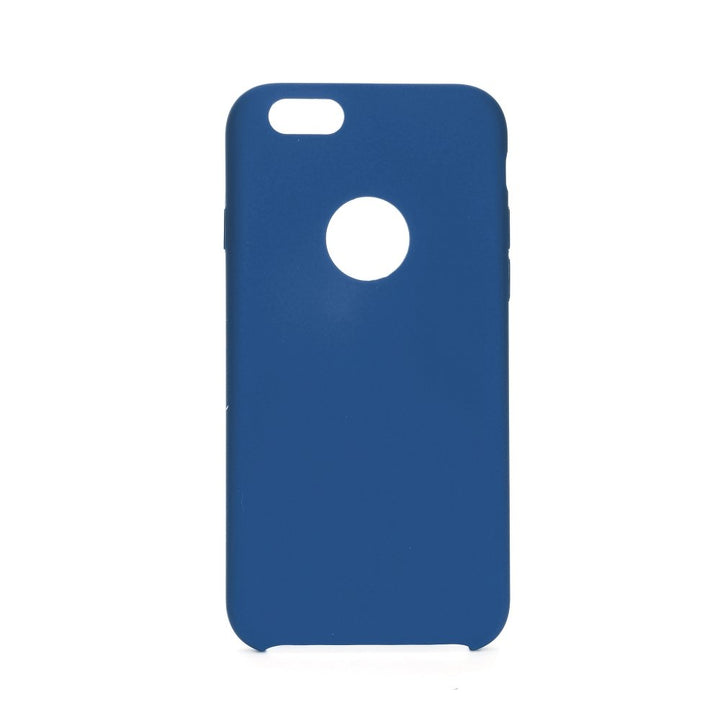 Cover In Silicone E Microfibra Interna Blu Per iPhone 6 6S